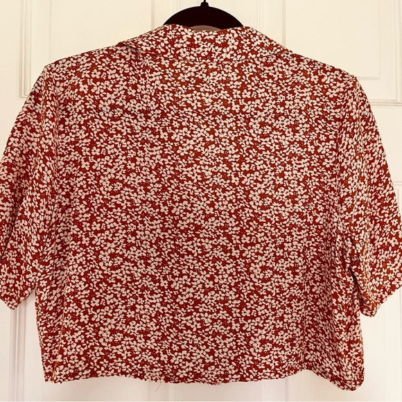 Rhythm. Crop button-up floral shirt - Picture 4 of 5